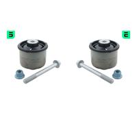 2x OPTIMAL Cojinete Cuerpo Del Eje Trasero Izquierda Derecha para Ford Fiesta VI