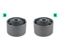 2x OPTIMAL Cojinete Cuerpo Eje Trasero Izquierda Derecha para Audi 100 44 44Q