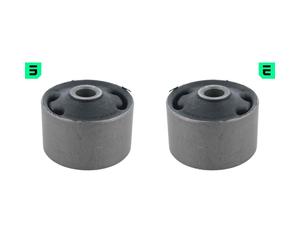 2x OPTIMAL Cojinete Cuerpo Eje Trasero Izquierda Derecha para Audi 100 44 44Q
