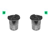 2x OPTIMAL Cojinete Cuerpo Eje Trasero Izquierda Derecha para Renault Twingo I