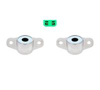 2x OPTIMAL Copela Trasero Izquierda Derecha para Peugeot 307