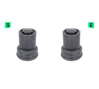 2X OPTIMAL Cuerpo De Eje Trasero Izquierdo Derecho Para BMW 5 Series E39