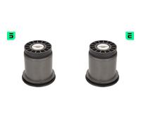 2X OPTIMAL Cuerpo De Eje Trasero Para Seat Ibiza IV 6J5 6P1 6J1 6P5