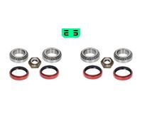 2x OPTIMAL Kit Cojinete de Rueda Trasero Izquierda Derecha para Ford Sierra Gbg