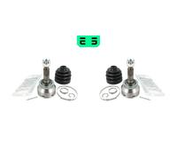2x OPTIMAL Set Rótulas Eje Motriz Delantero Izquierda Derecha para Hyundai