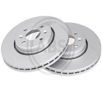2X Original A.B.S. Disco De Freno 16924 Para Dacia Renault