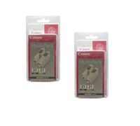 2x Original Canon Tinta Cartucho BCI-21 Multipack Negro+Color para Bjc 400 455