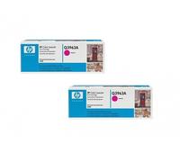 2x Original HP Tóner 122A Q3963A Agenta para Color Laserjet 2550 2820 2840