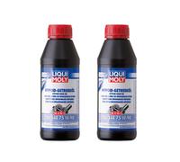 2x Original Liqui Moly 500ml Hypoid-Getriebeöl (GL4/5) Tdl SAE 75W-90 Gear Oil