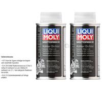 2X Original LIQUI MOLY Sellador De Radiador Para Motocicletas 125 Ml
