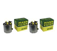 2x Original MANN-FILTER Filtro de Combustible WK 9025 Fuel Filtro