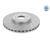 2x Original MEYLE Disco De Freno 083 521 0006/PD Para Mercedes-Benz