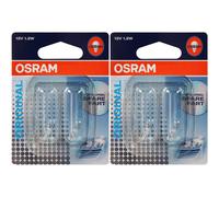 OSRAM 2721-02B Lámpara W2x4,6d 12V 1.2W, blanco