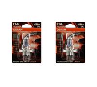 2x OSRAM H4 NIGHT BREAKER LASER Next Generation 3900 K 1650/1000 lm Bombilla