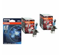2x OSRAM NIGHT BREAKER LASER H4 +130% W5W COOL BLUE INTENSE SET Bombilla Lámpara