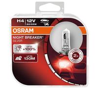 2x OSRAM NIGHT BREAKER SILVER H4 Lámpara faro de carretera 12V 60/55W P43t Luz