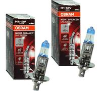 5x Osram Night Breaker Ilimitado H1 +110% Bombilla Lámpara 12V 60/55 Watt P14,