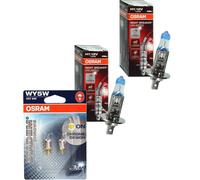2X OSRAM NIGHT BREAKER UNLIMITED H1 110% Diadema Cromo WY5W Bombilla Lámpara