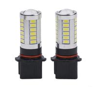 2x P13W White LED Bulb 9W 6500K Fog Light para drl 2x P13W White | 9W output power, 6000-6500K color temp, white luminous color, fog light upgrade, para drl function