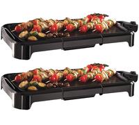 2x PACK Russell Hobbs Parrilla De Fiesta Eléctrica Grill De Mesa Teppan Yaki