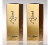 2x Paco Rabanne 1 millón loción para después del afeitado 100 ml