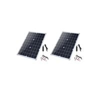 2X Panel Fotovoltaico Solar Monocristalino de 20W 18V Panel Solar Panel de Carga Solar Portátil Ecológico