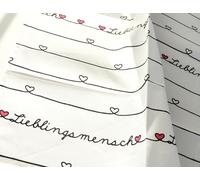 2X Paños De Cocina Querido Ser Querido Kracht Media Lino Con Corazones Amor