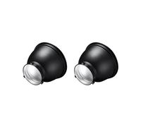 2X Pantalla de Lámpara Difusora Reflectora Estándar en Ángulo de 55 para Flashes Estroboscópicos de Estudio con Bowen y Flashes Speedlite