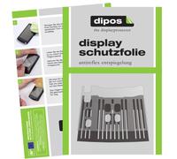 dipos I 2X Protector de Pantalla Mate Compatible con DeLonghi Dinamica ECAM 350.35.SB Bandeja Compatible con Tazas pelicula Protectora