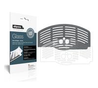 dipos I 2X Protector de Pantalla Mate Compatible con DeLonghi Magnifica Digital Esam 3400.S Rejilla de desagüe Vidrio Flexible Cristal Proteccion 9H