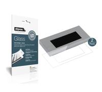 dipos 2x Protector de Pantalla 9H claro para Jura A1 Tropfblech
