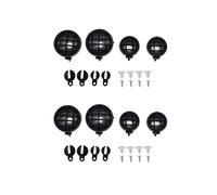 2X Pantalla Redonda de Coche RC / Cubierta de Luz para 1:10 RC Crawler Axial SCX10 D90 CC01