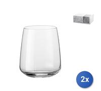 2X Paquetes De 6 Vasos De Vidrio Nexo Agua 36 Cl Transparente Bormioli Rocco