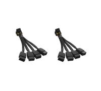 2X para GPU RTX4090 RTX4080 4X8 Pin PCI-E Una 16 Pin Tarjeta Gráfica Cable de Alimentación Conector 12VHPWR Cable de Codo de 90 Grados