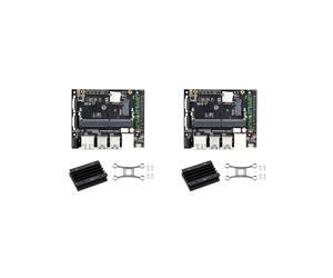 2X para Jetson 4GB Developer Kit AI Placa de Desarrollo de Inteligencia Artificial con Aprendizaje de Robot de Programación de Disipador de Calor