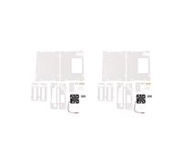 2X para Jetson B01 A02 2GB Placa de Desarrollo de Carcasa Acrílica Carcasa Protectora Universal con Ventilador de Refrigeración