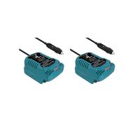 2X para Maikta BL1830 BL1840 BL1850 BL1840B BL1815 18V Li-Ion Batería Enchufe de Encendedor de Cigarrillos Cargador Cargador de Vehículo