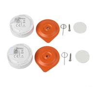 2X para sensor de humedad de temperatura zigbee con alarma - Monitor inteligente para el hogar para Alexa y para cosas inteligentes, alta precisión ± 0.2 °C, exportación de datos en la nube, 4 años de