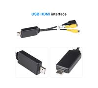 2X para Sistema Android Interfaz USB A Adaptador de Salida de Vídeo RCA Radio de Coche Reproductor Multimedia Conexión de Salida de Vídeo AV