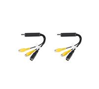 2X para Sistema Android Interfaz USB A Adaptador de Salida de Vídeo RCA Radio de Coche Reproductor Multimedia Conexión de Salida de Vídeo AV