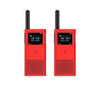 2X para Walkie Talkie 2S Funda Protectora Funda de Silicona Interphone Carcasa Protectora Anti-Caída Accesorios,Rojo