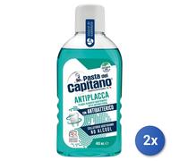 10 x Collutorio Pasta del Capitano Antipiracca con antibacteriano sin alcohol 400 ml [ TOT 4 litros]