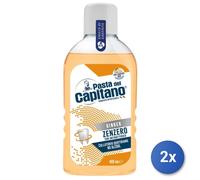2X Pasta Capitano Colutorio 400 ML. Jengibre Antibacteriano