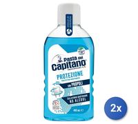2X Pasta Capitano Colutorio 400 ML. Protección Aliento/Gengivas