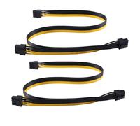 2X PCI-E 8 Macho Una Doble (6 + 2) Cable Adaptador de Corriente PCI Express para Fuente Alimentación Modular 60 cm 20