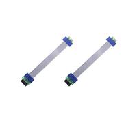 2X PCI Express Cable de Extensión de Tarjeta Vertical PCIE 1X Una 1X Ranura Cable Extensor Convertidor de Tarjeta Vertical Adaptador