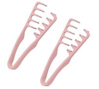 2x Peine Texturizante, Peine para Texturizar, Bangs Styling Comb, Peines Texturizador Hombre, Peineta Volumen Rizo, Herramienta para Dar Volumen a las Raíces, Desenredantes de Dientes Anchos Mujeres