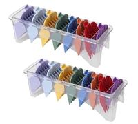 2X pelo vaina 8 colores y tamaños limitación peine accesorios hilo peine adecuado para recortadora con caja de almacenamiento
