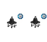 2x Pernos de brazo de suspensión OPTIMAL Parte inferior I+D para OPEL MERIVA A