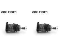 2x Pernos de brazo de suspensión SKF Parte trasera I+D para MERCEDES-BENZ KLASA